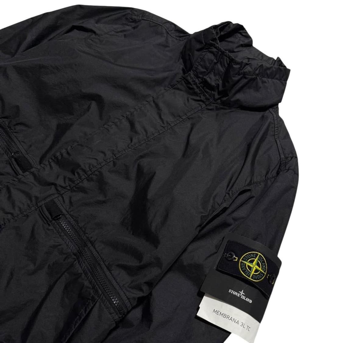 스톤 아일랜드 매트블랙 나일론 후드 자켓 새상품급 상품이미지3