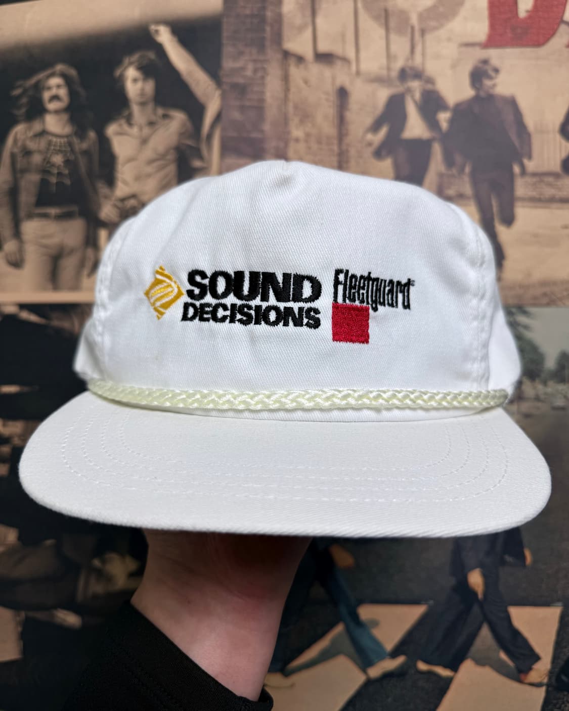 SOUND DECISIONS x Fleetguard 빈티지 화이트 트러커 상품이미지1