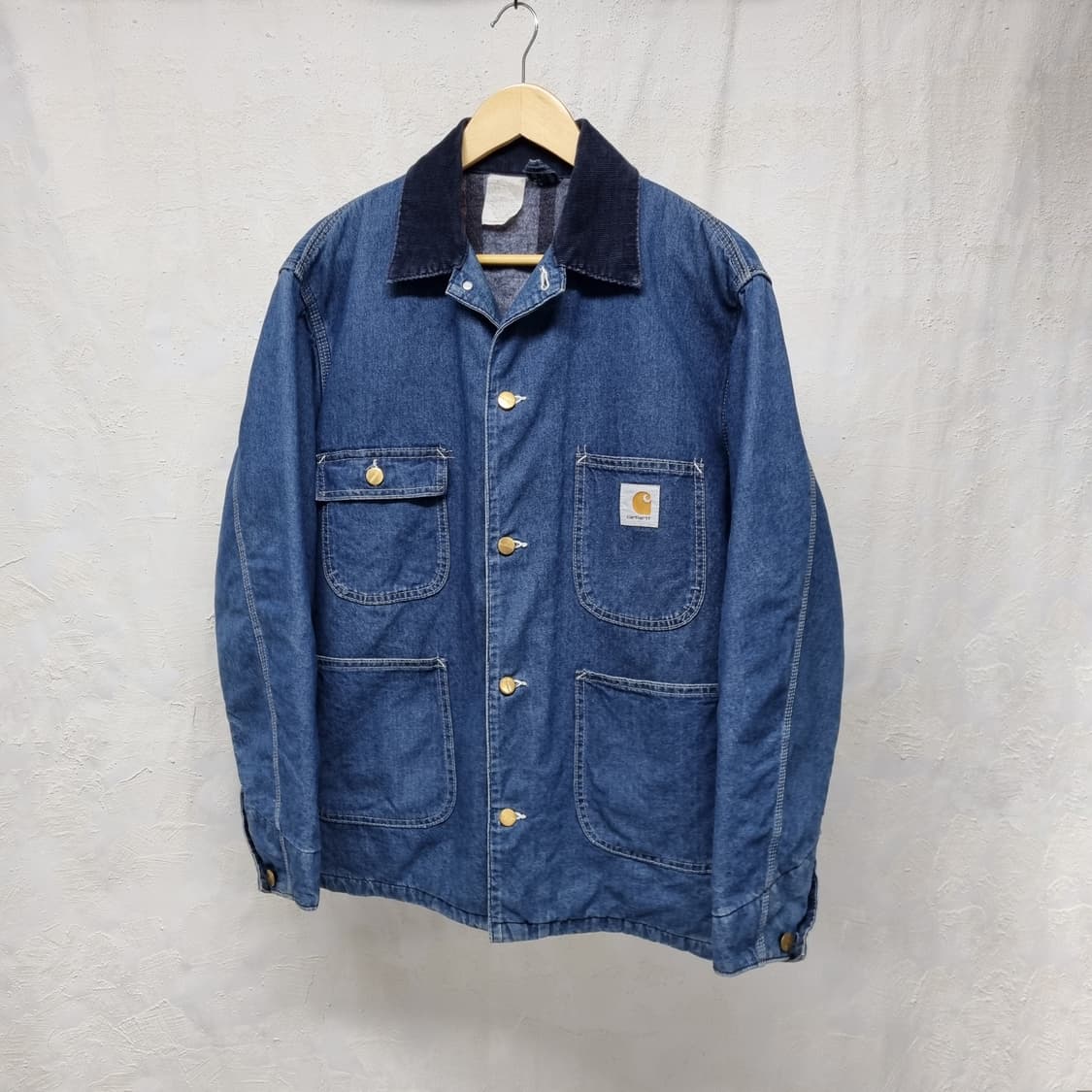 90s 빈티지 칼하트 데님 초어자켓 - 40 상품이미지1