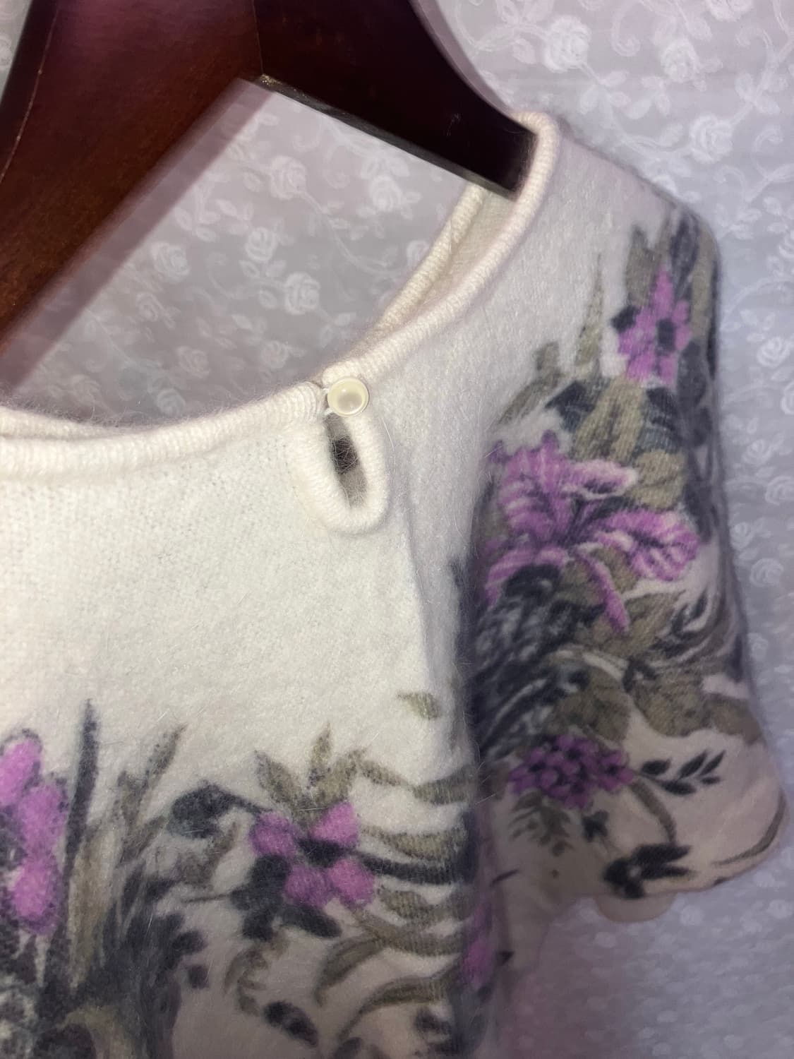 💌 Angora Flower Patterned Knit. 상품이미지2