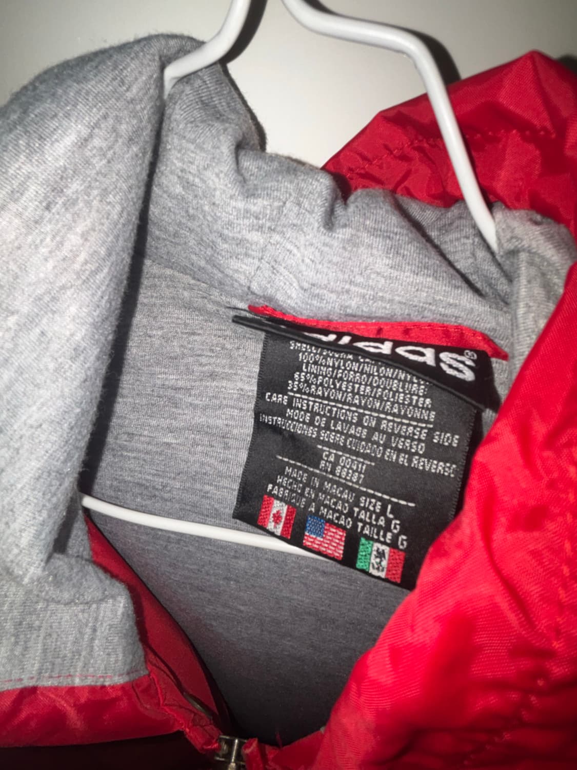 아디다스 레인코트 L size 상품이미지4