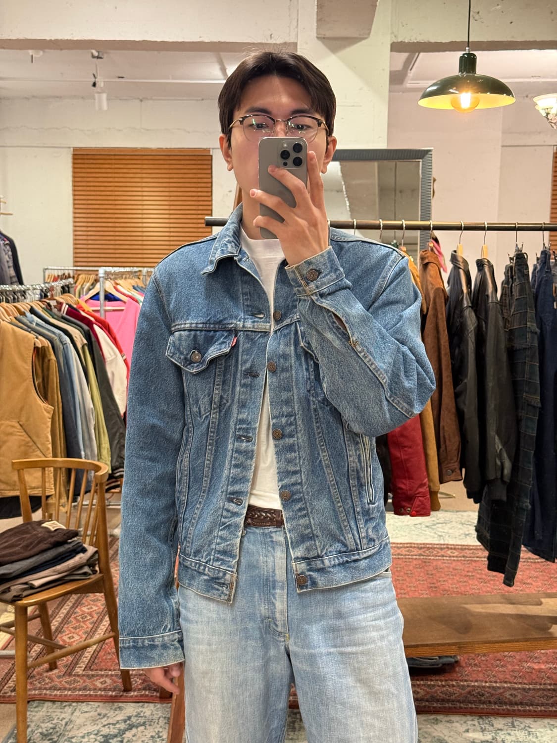 7-80s USA Levi's 71506-0217 Trucker 상품이미지1