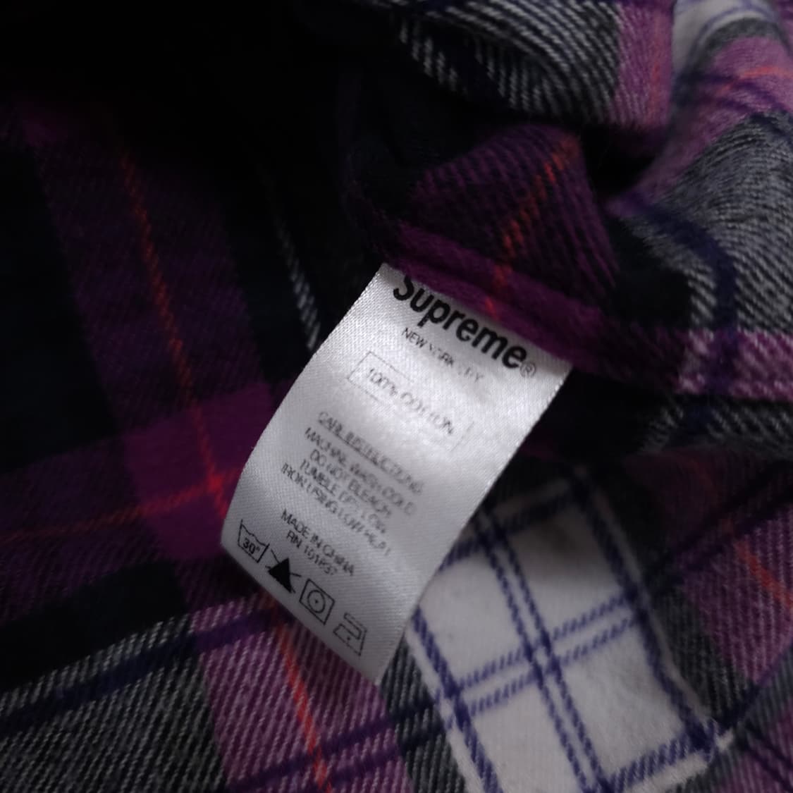 슈프림 타탄 플란넬 셔츠 상품이미지6