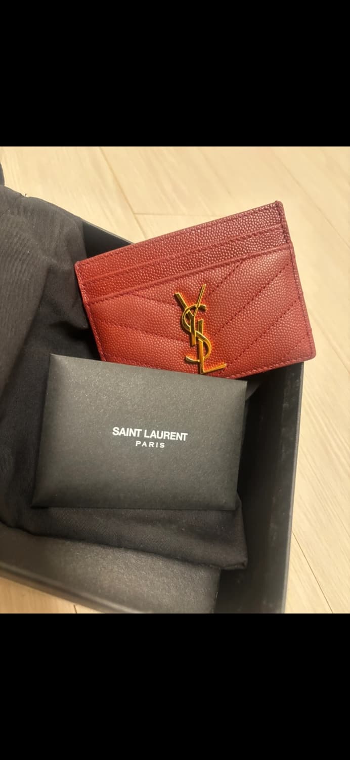 생로랑 마틀라세 카드지갑 상품이미지4