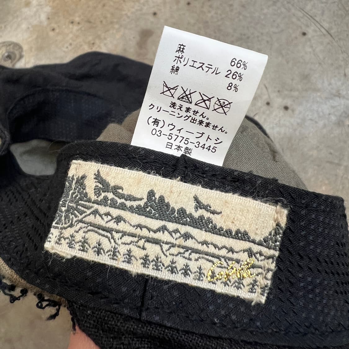 CA4LA 린넨 와이어 언발 버킷햇 상품이미지7