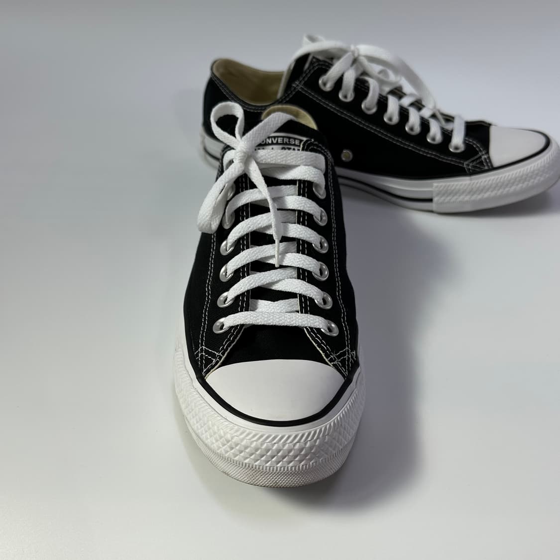 [새상품급] 컨버스 척 테일러 올스타 로우 블랙 스니커즈 275 상품이미지3