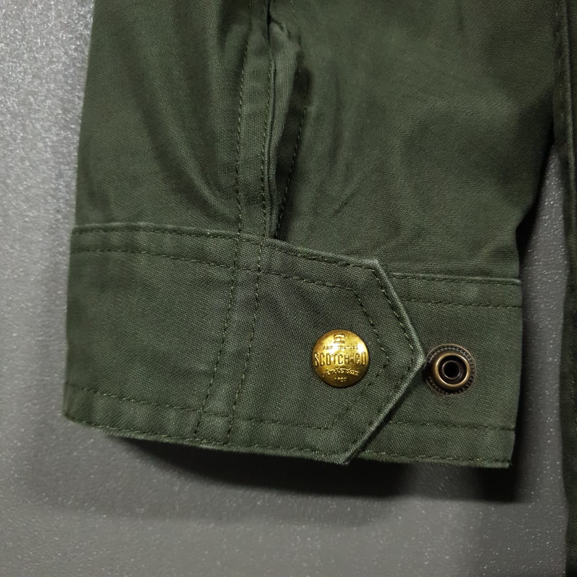100) 스카치앤소다 피쉬테일 M65 야상 쉐르파 후드 자켓 파카 카키 상품이미지10