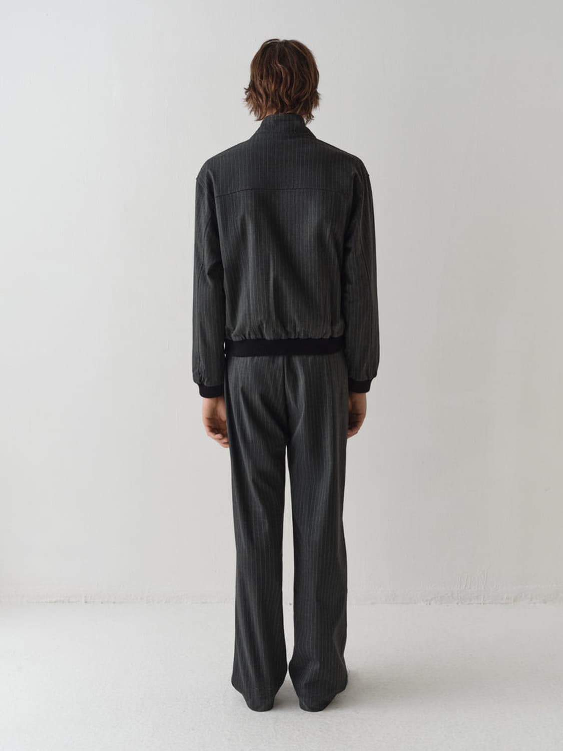 [XS,M,L]기마구아스 Daniel 다니엘 스트라이프 자켓/차콜 상품이미지5