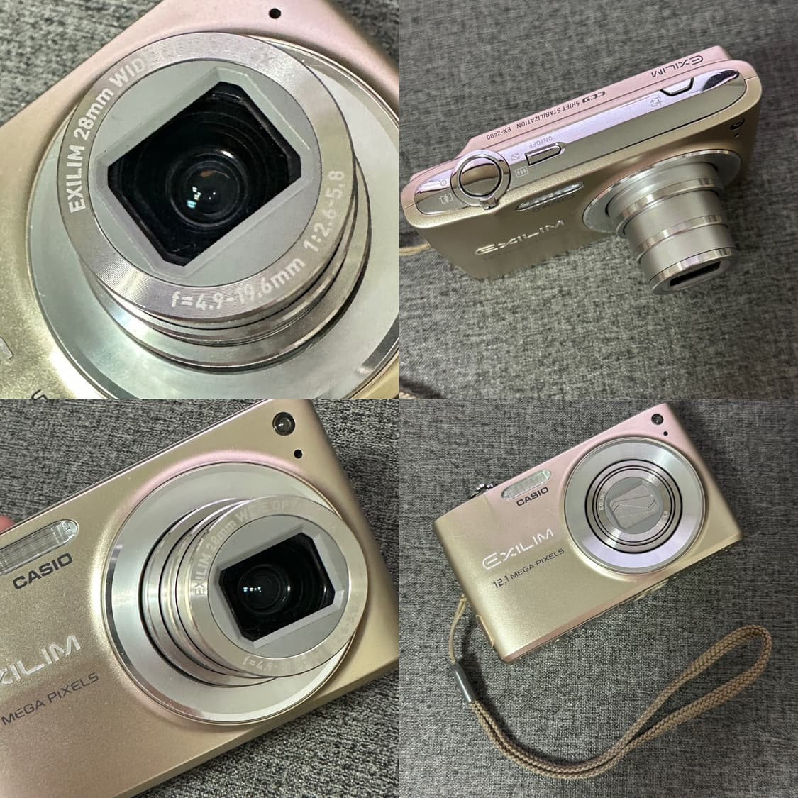 태연 방지민 디카 📸  카시오 엑슬림 EX-Z400 골드 상품이미지8