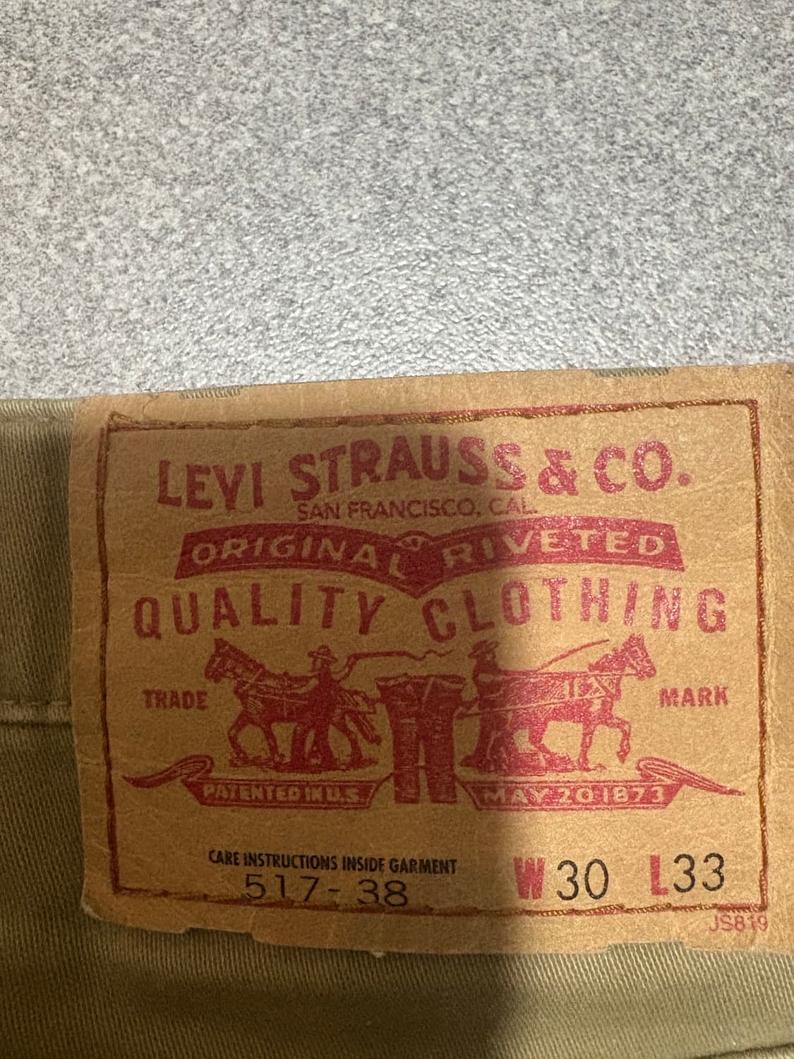 00s 리바이스 재팬 517 몰스킨 상품이미지3