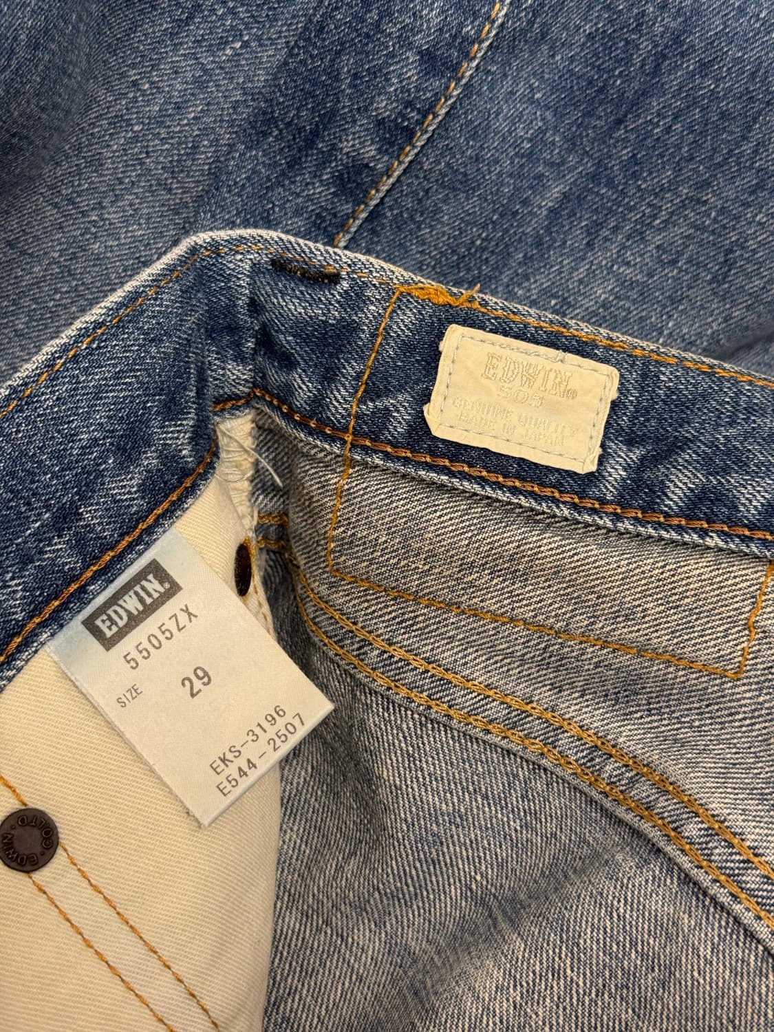 Japan Edwin 505ZX Straight Selvedge Deni 상품이미지8