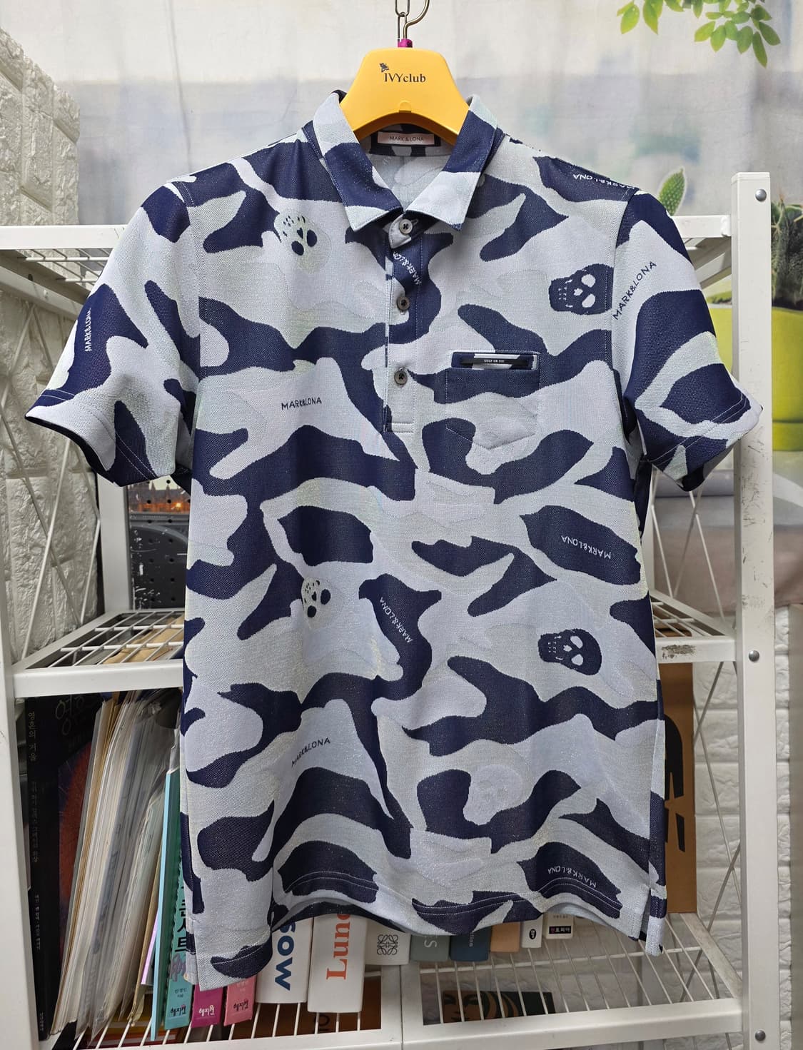 마크앤로나 남성 골프반팔티 100 스컬카모 골프 폴로셔츠 MM86 상품이미지1