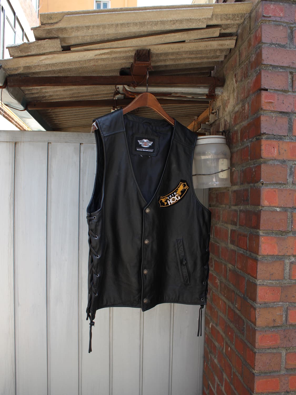 Harley Davidson Leather Vest 상품이미지3