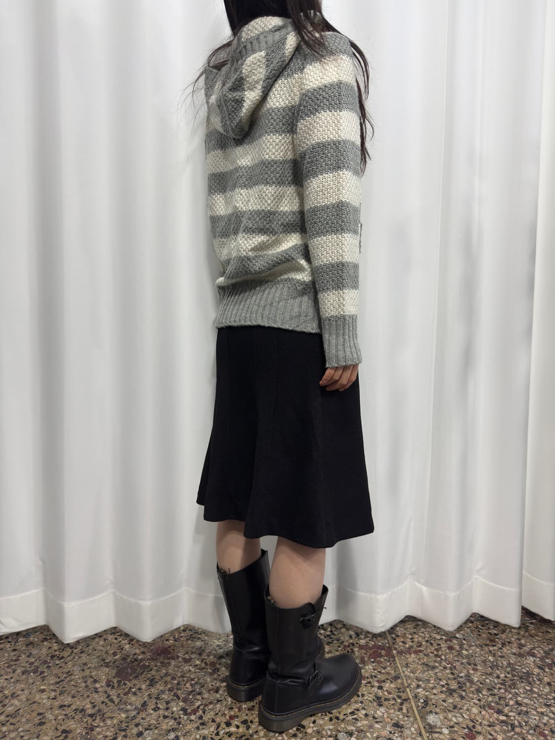 gap stripe knit hood zipup 상품이미지5