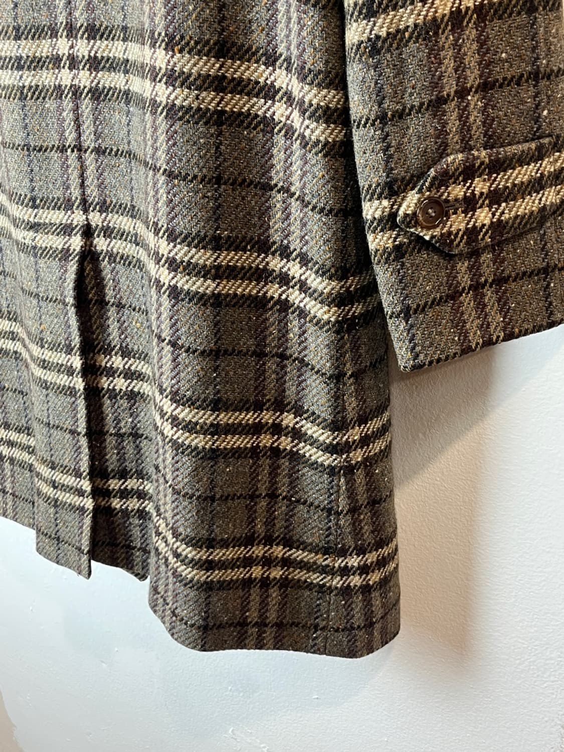 버버리 울 체크 싱글 브레스트 코트 상품이미지9