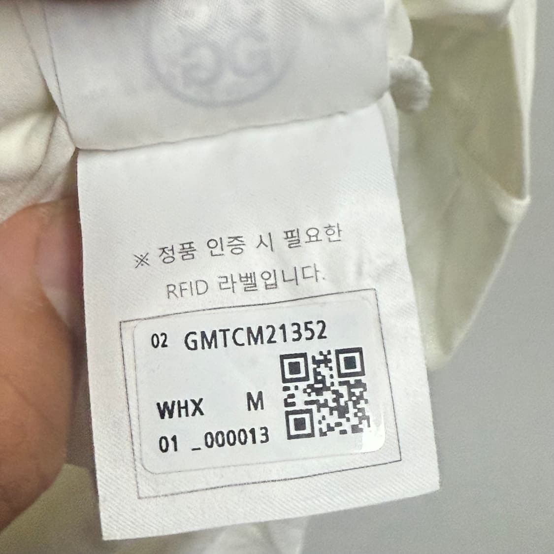 G/FORE 코오롱 지포어 골프웨어 반팔 카라티 아이보리 M 상품이미지3