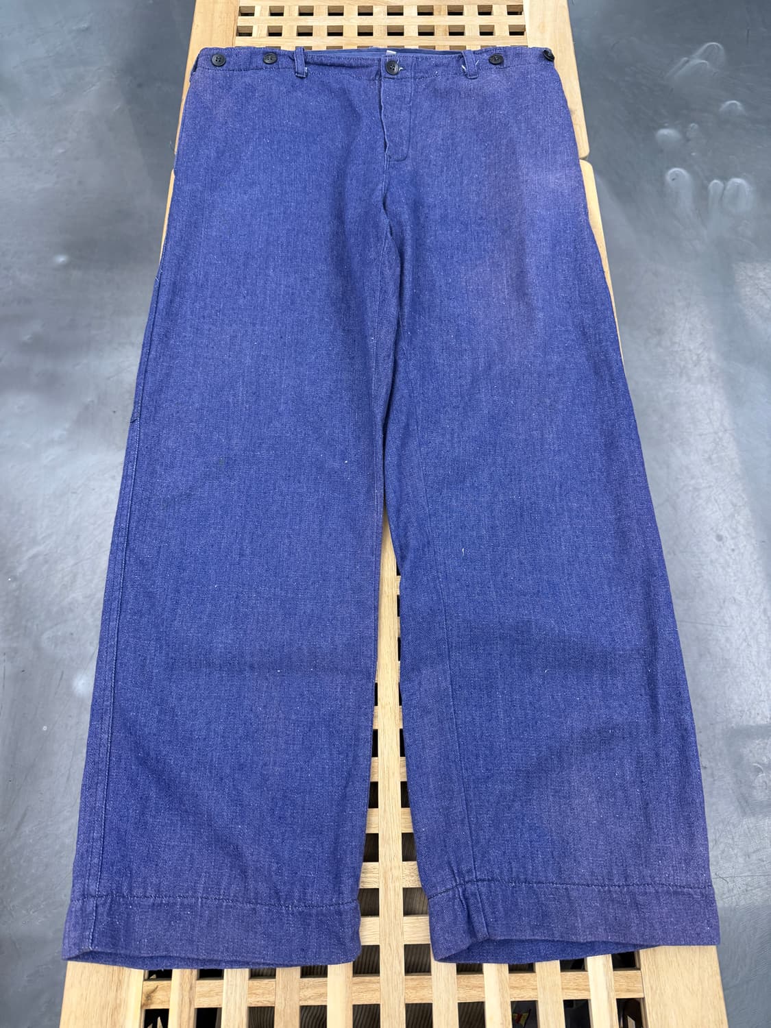 FADED DENIM OLD VINTAGE FRENCH 프렌치워크팬츠 상품이미지1