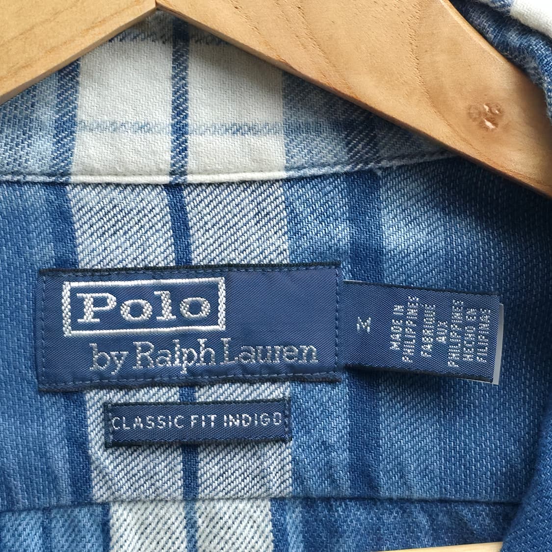 [M] 폴로 랄프로렌 플래드 트윌 워크 셔츠 신형 큐알 택 상품이미지6
