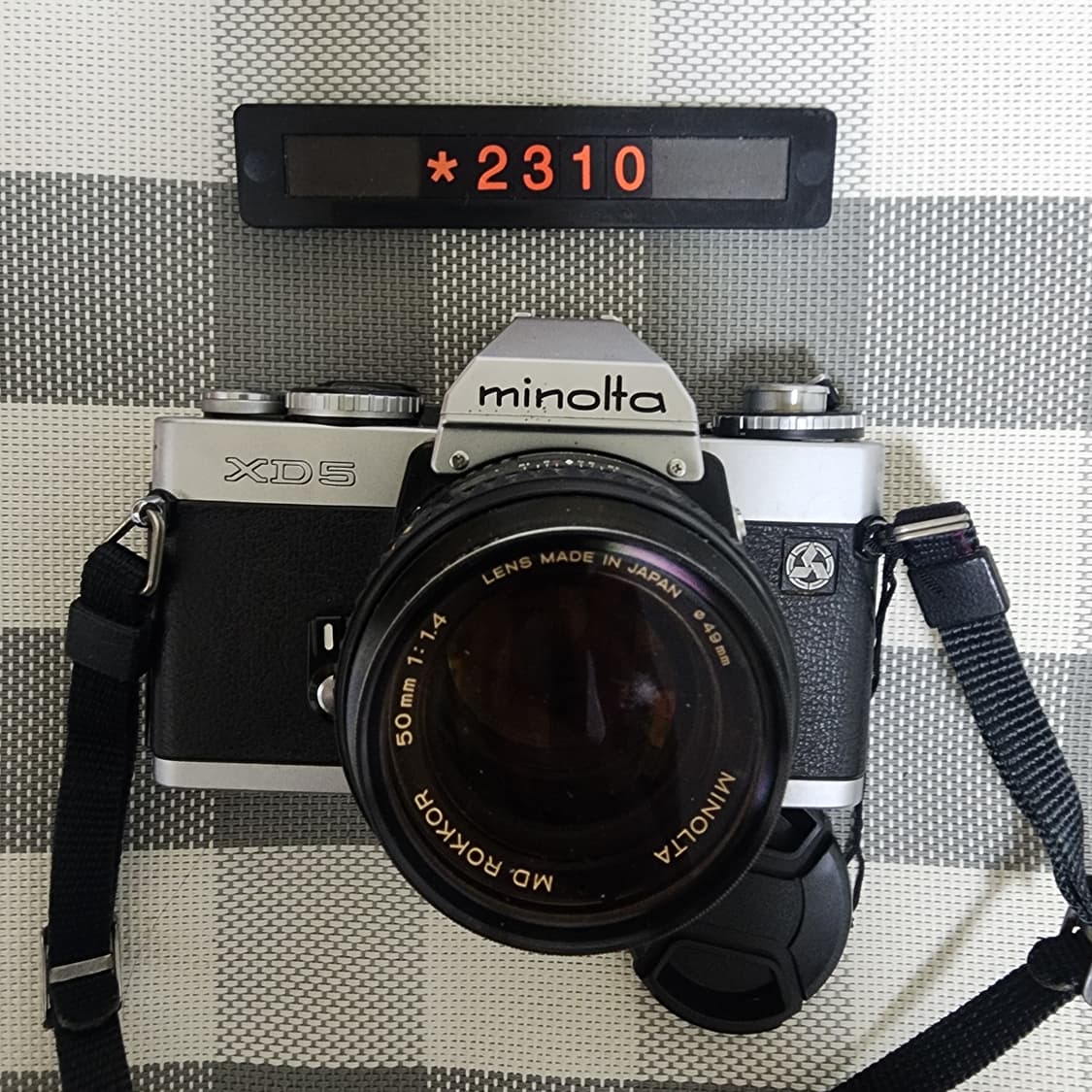 미놀타 XD-5 필름카메라 1.4 단렌즈 장착 상품이미지1