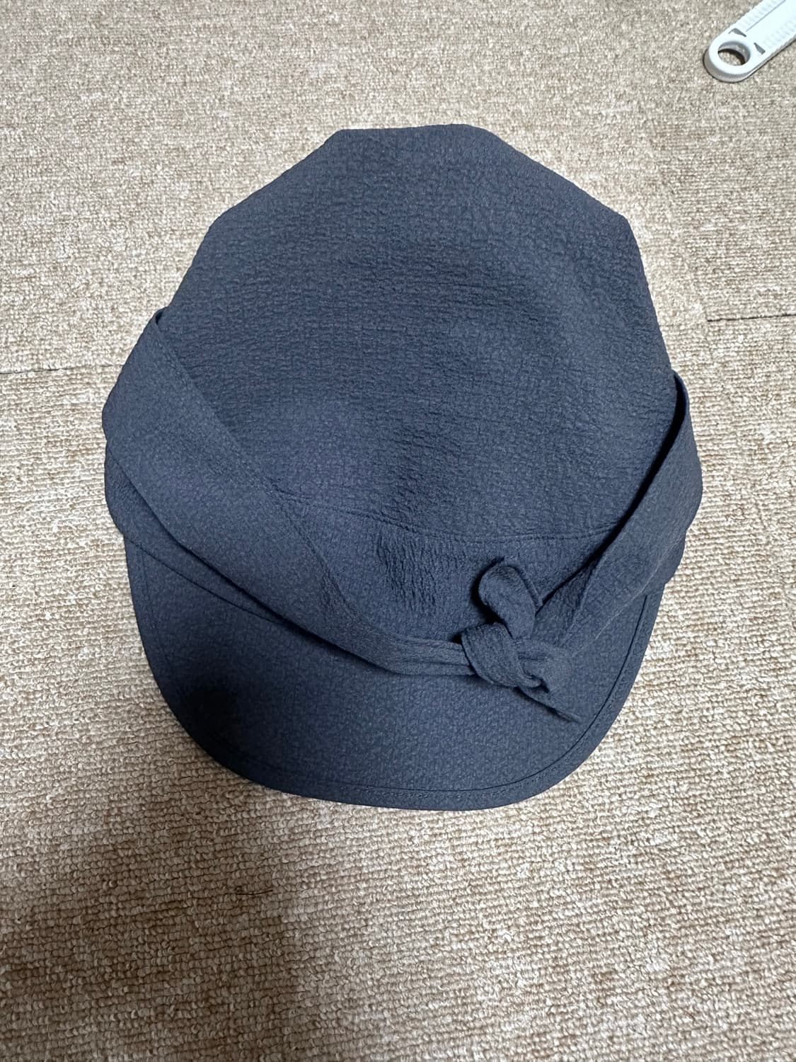 코이세이오 모자 RIBBON TIE CAP CHARCOAL 상품이미지3