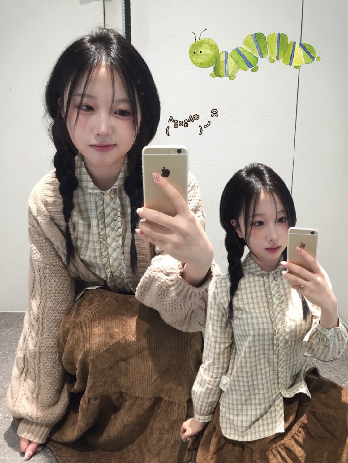 빈티지 시골 소녀 코디세트 상품이미지2