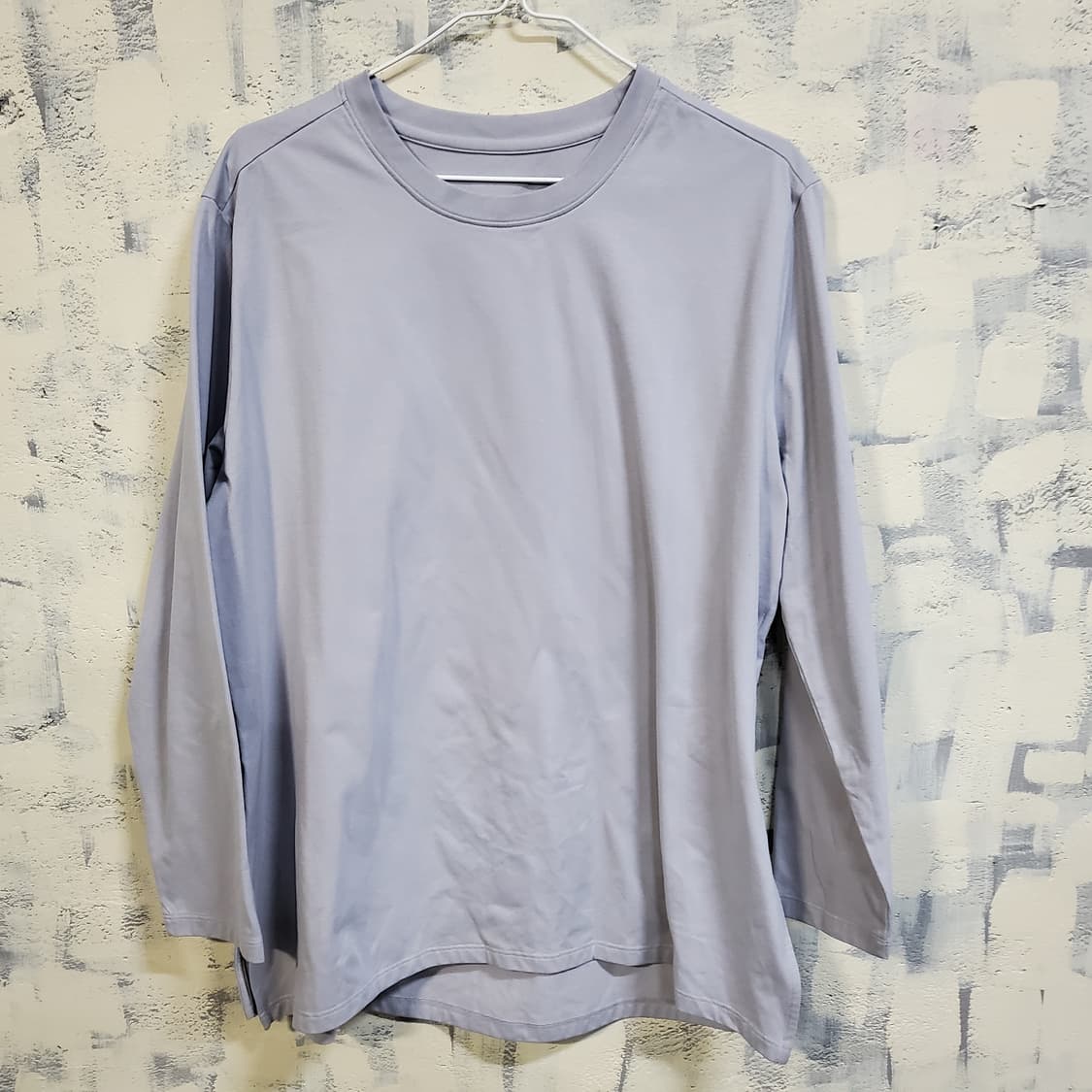 안다르 기능성 긴팔티 밀크티그레이  상품이미지1