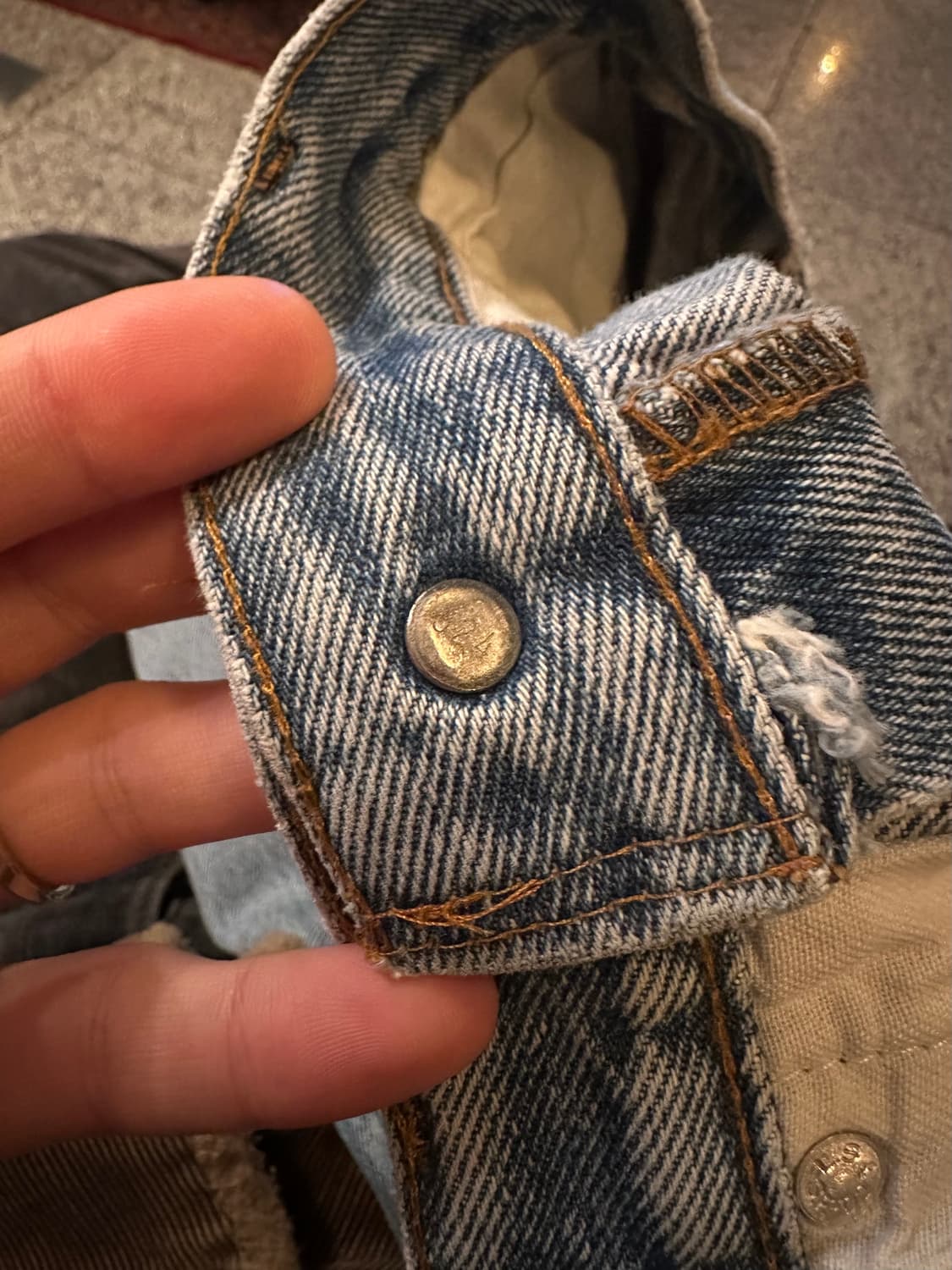 90s USA 빈티지 리바이스 501 데님 팬츠 상품이미지9