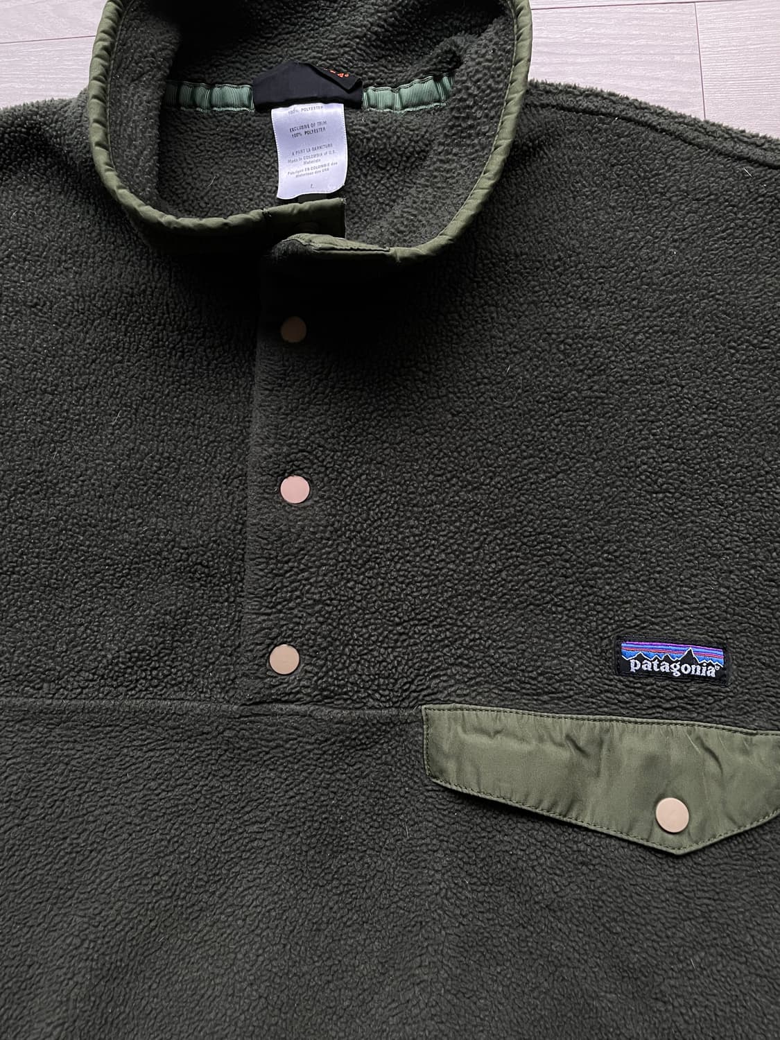 파타고니아 신칠라 그린 카키 rare patagonia 빈티지 상품이미지5