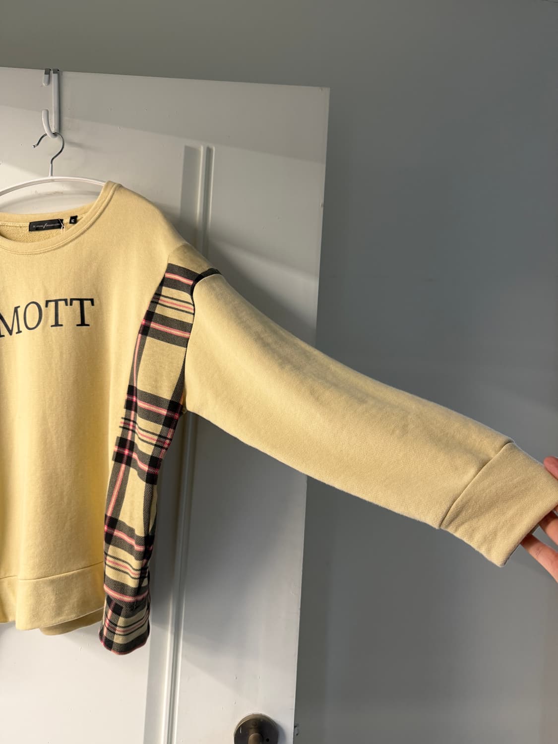 일본빈티지 모리 체크 스웻셔츠 맨투맨 상품이미지6