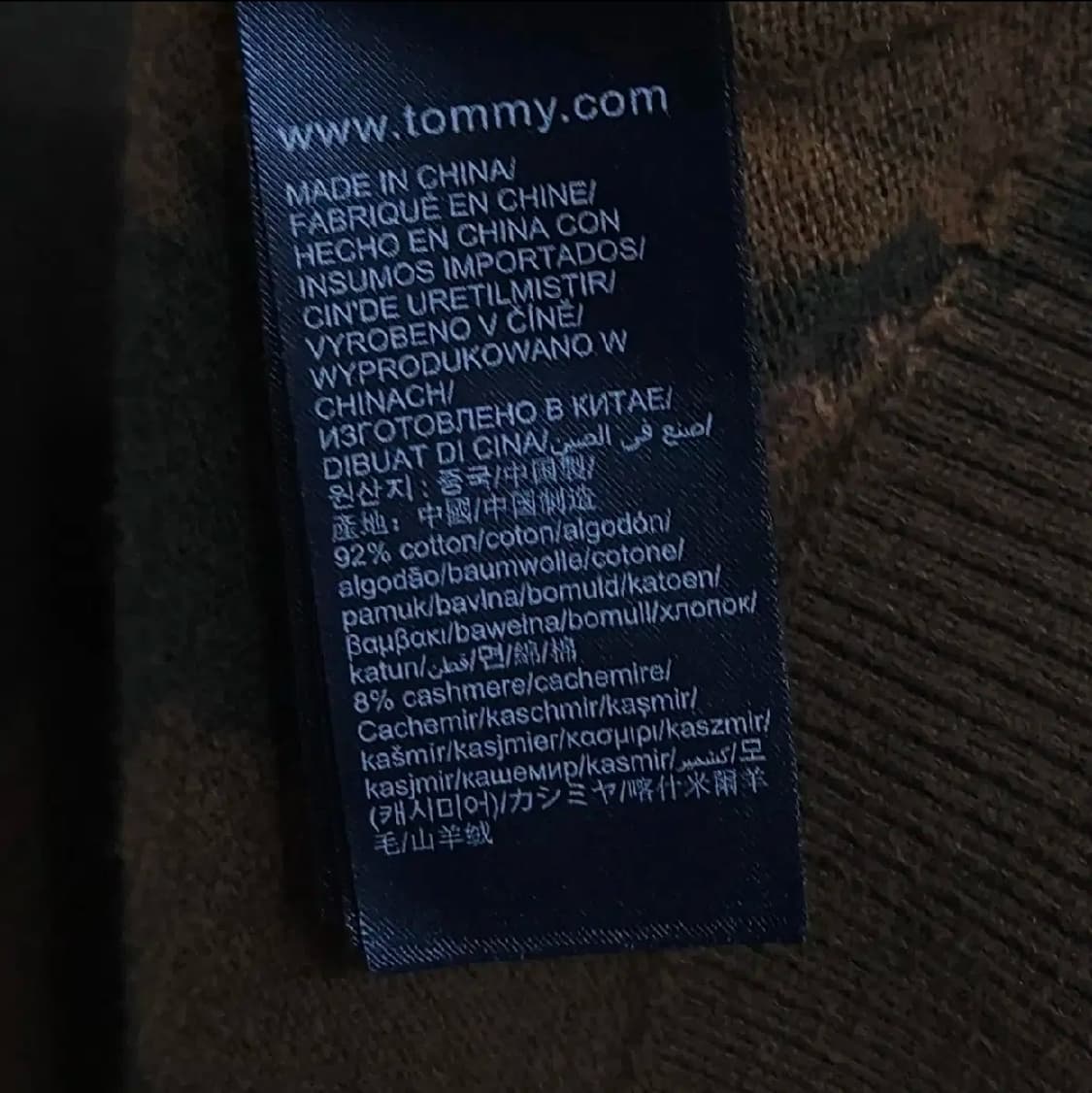100)TOMMY 타미 타이다이 커스텀 니트 상품이미지6