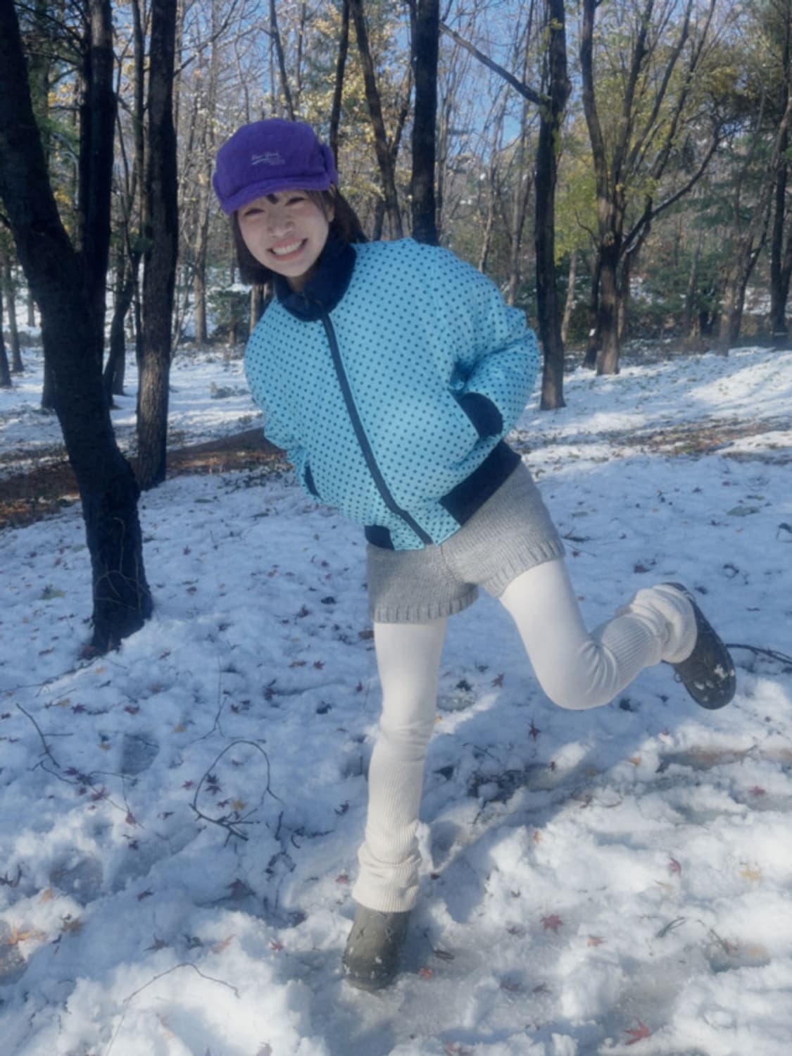 김아홉 DOT 도트 숏패딩 상품이미지3