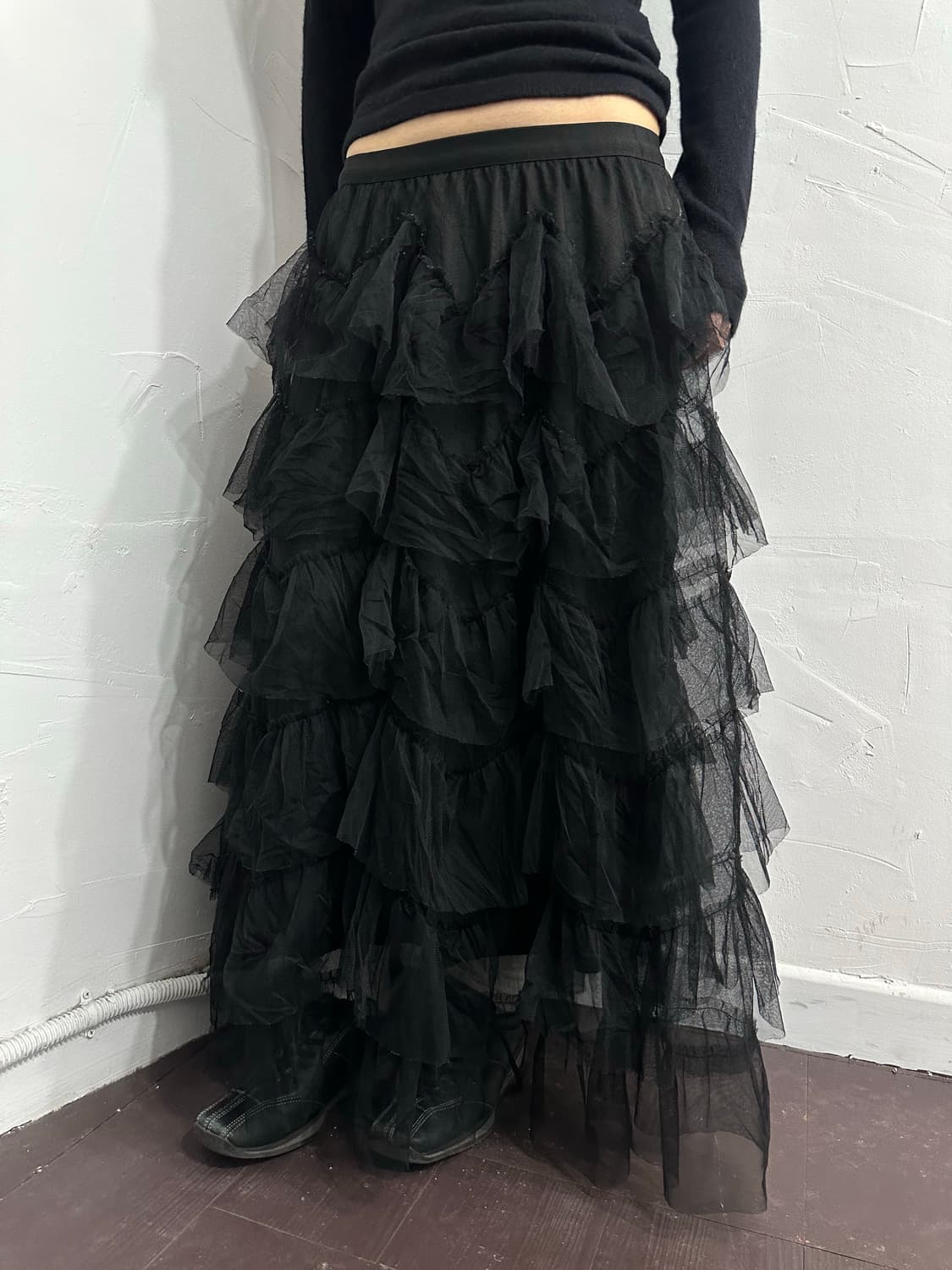 sha layered long skirt 상품이미지1