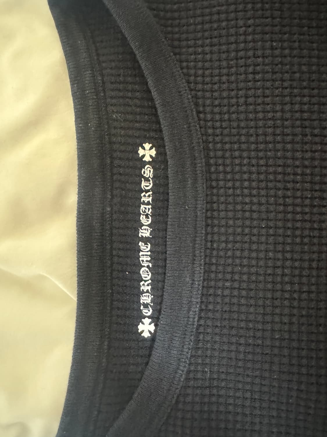 크롬하츠 홀스슈 플로랄 와플 니트 S 상품이미지5