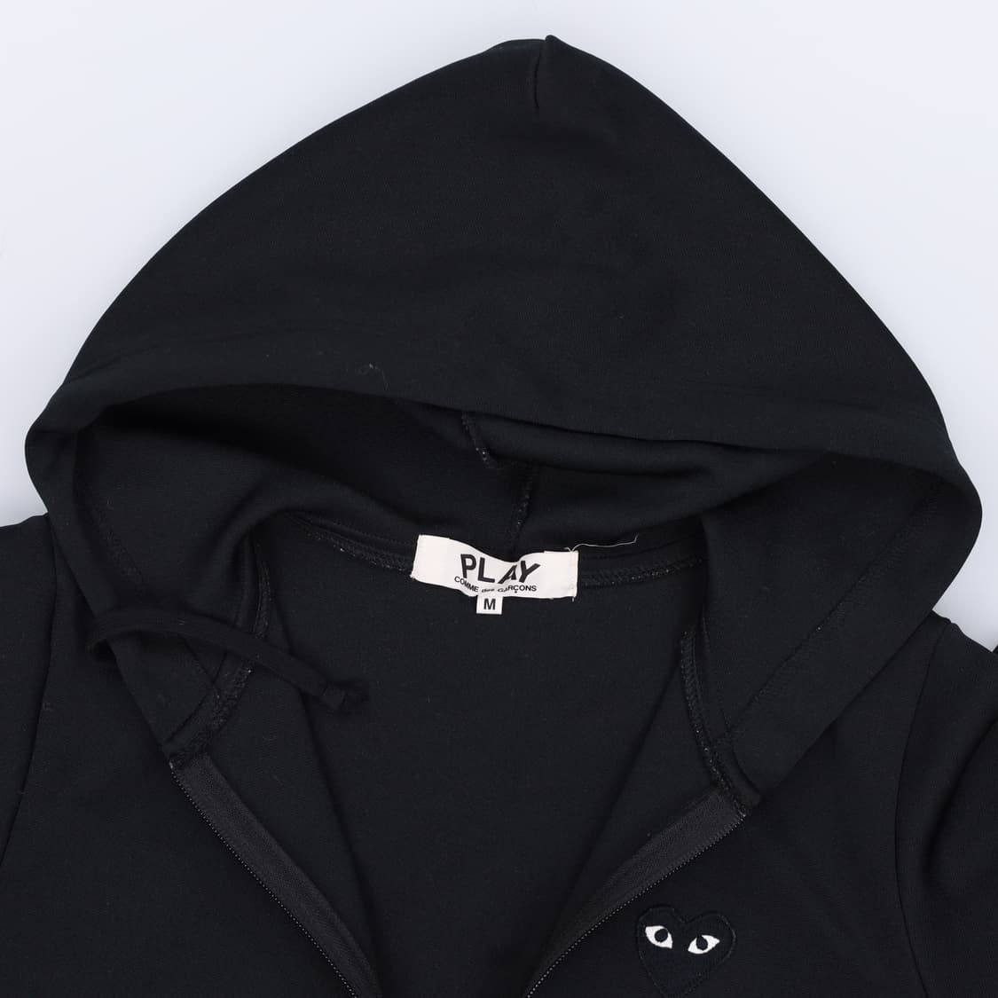 [M] 꼼데가르송 여성 빅블랙 후드집업 0107H1 상품이미지3