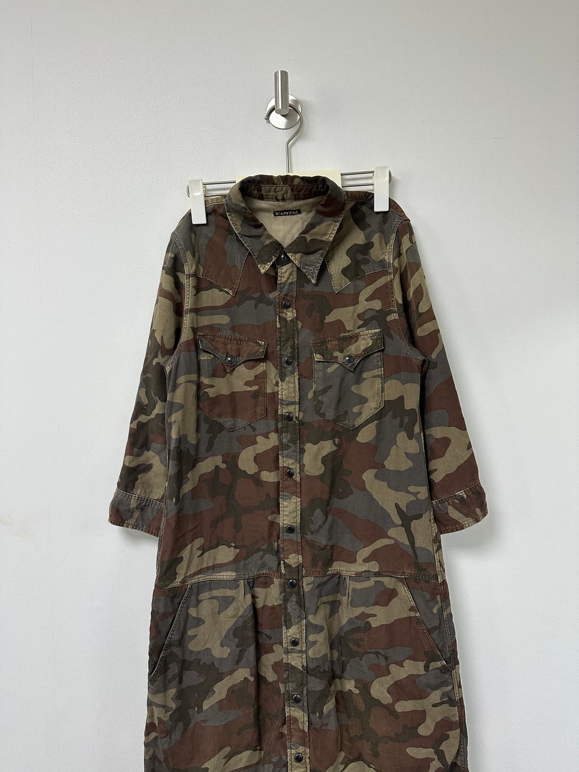 [캐피탈] kapital camo shirt dress 상품이미지8