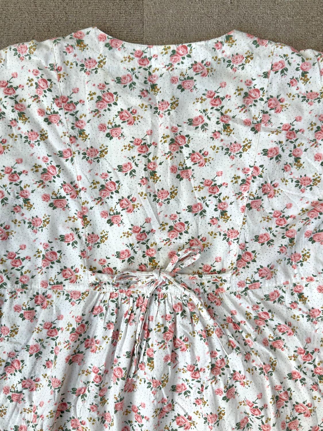 빈티지 플라워 코튼 원피스 모리걸 하구미 상품이미지7