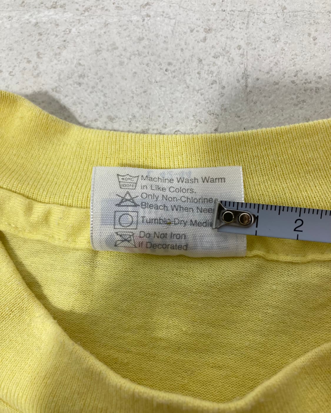90s Single Stitched Tee (pale yellow) 상품이미지4