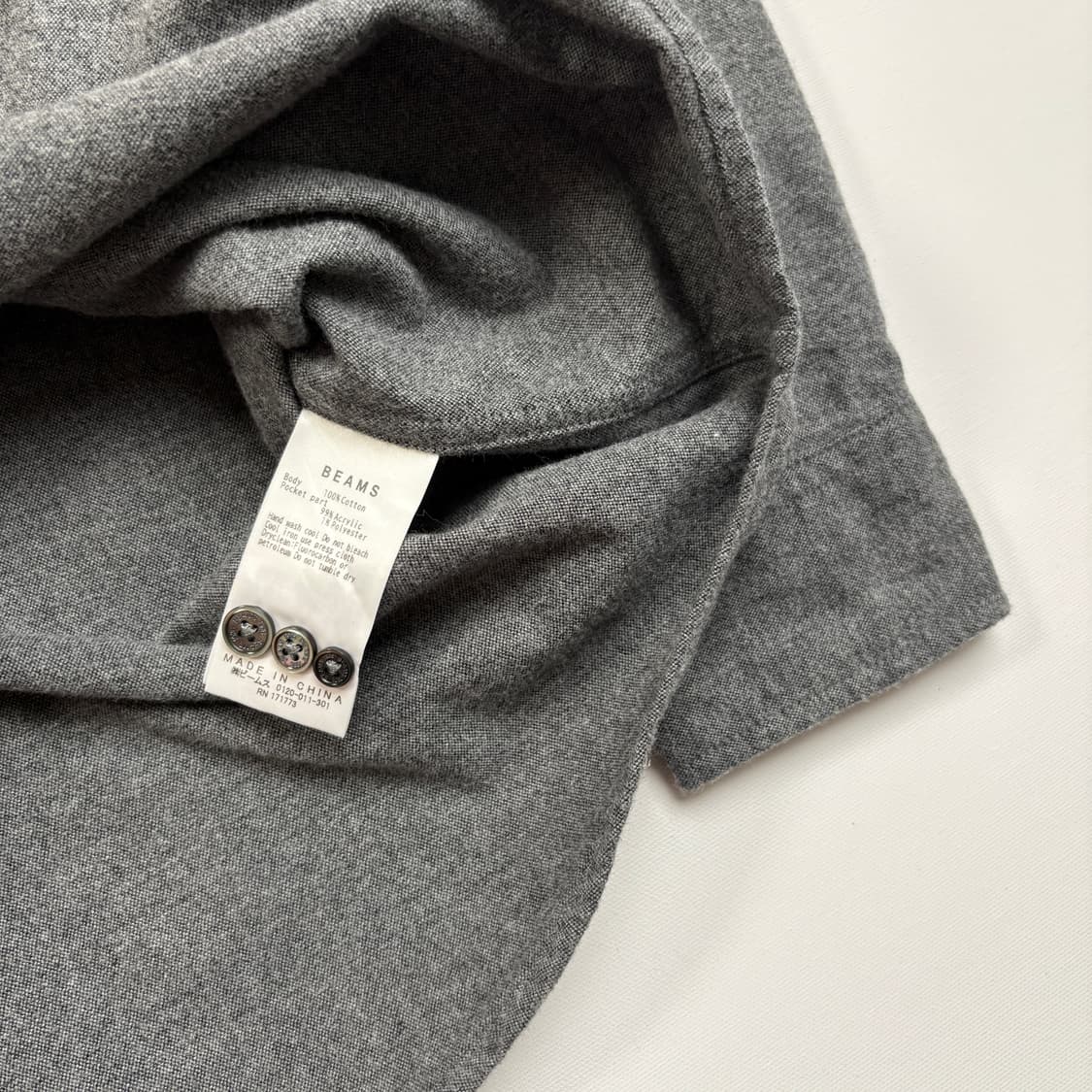 [NEW] BEAMS knit pocket shirt 상품이미지6