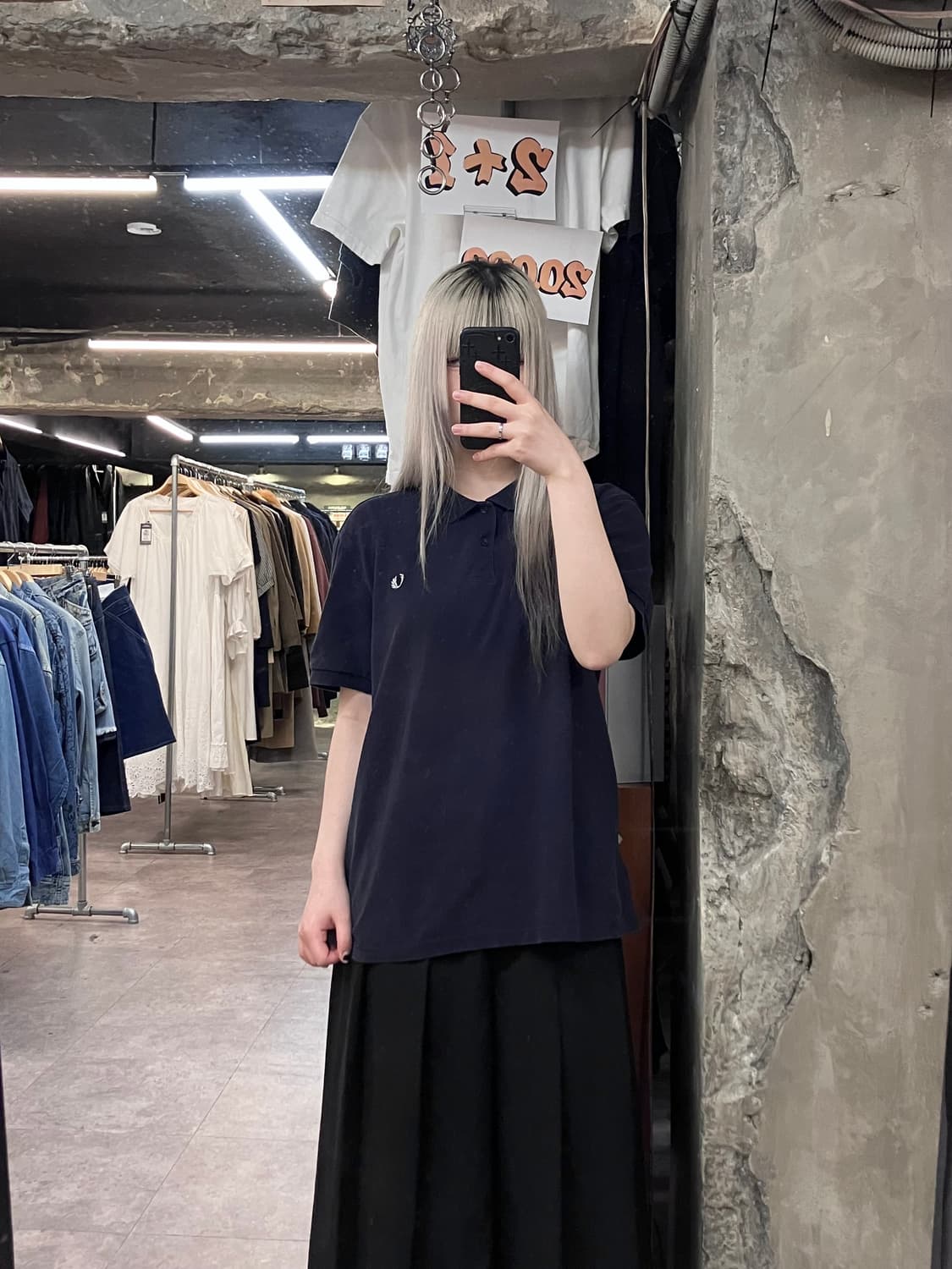 프레드페리 반팔 카라티 네이비 XL  #csz3889 상품이미지2