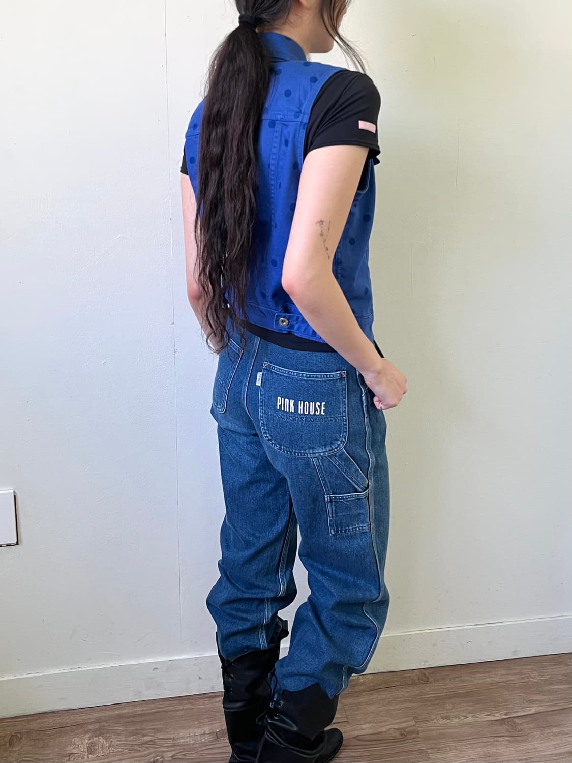 리바이스 도트 베스트 자켓 상품이미지7