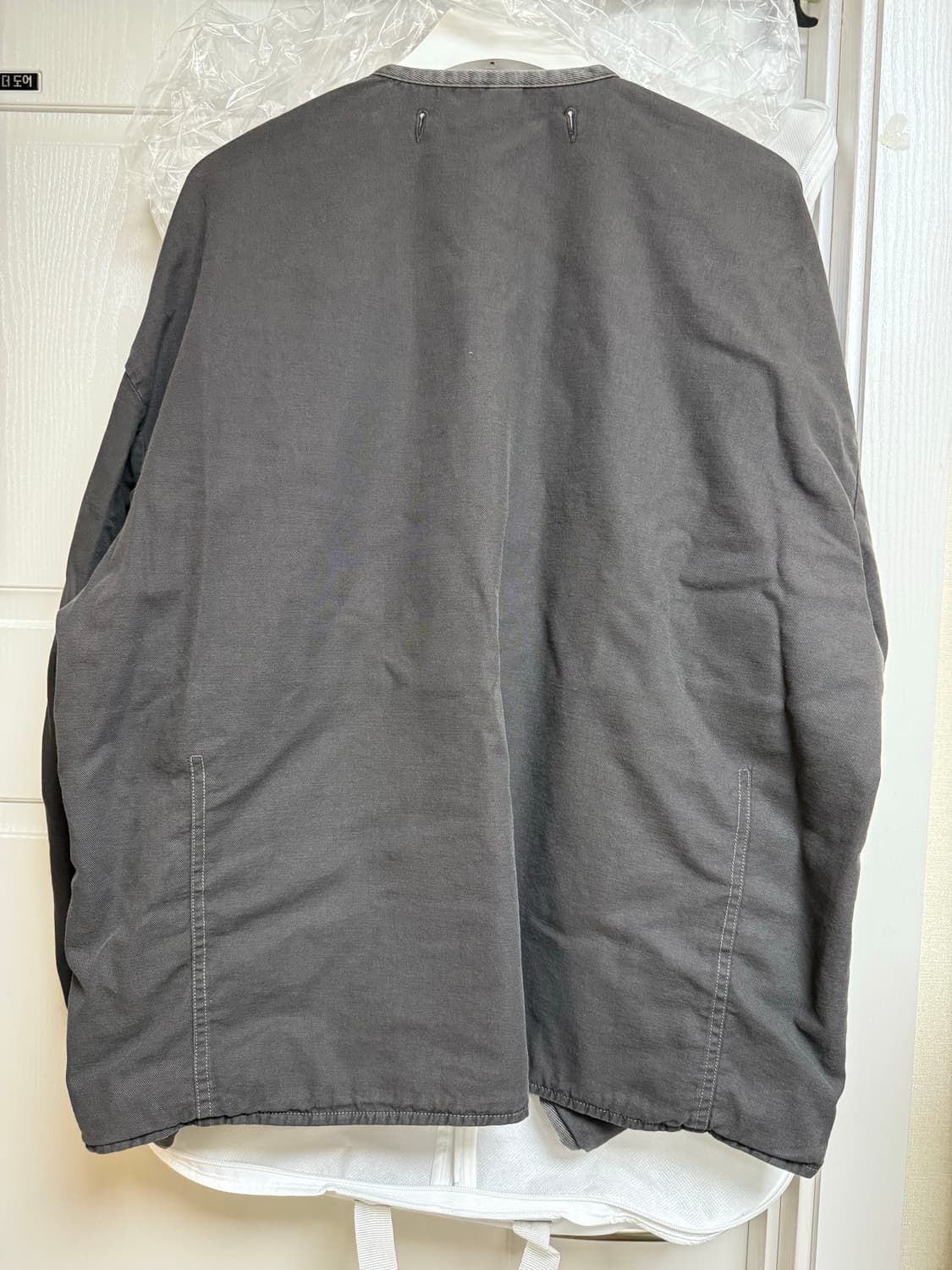 폴리테루 리버시블 라이나 자켓 라이트 버전 세이지 올리브 차콜 3팝니다 상품이미지2