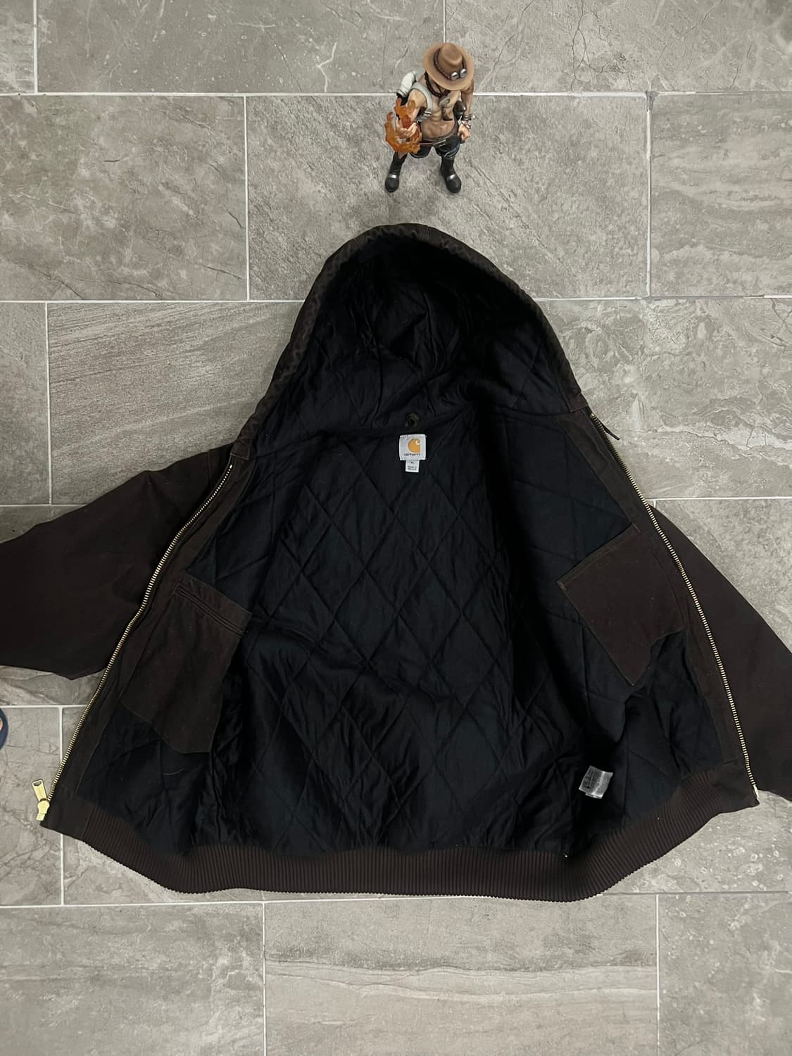 (XL) 칼하트 덕 액티브 후드자켓 J130 DKB 다크브라운 상품이미지3