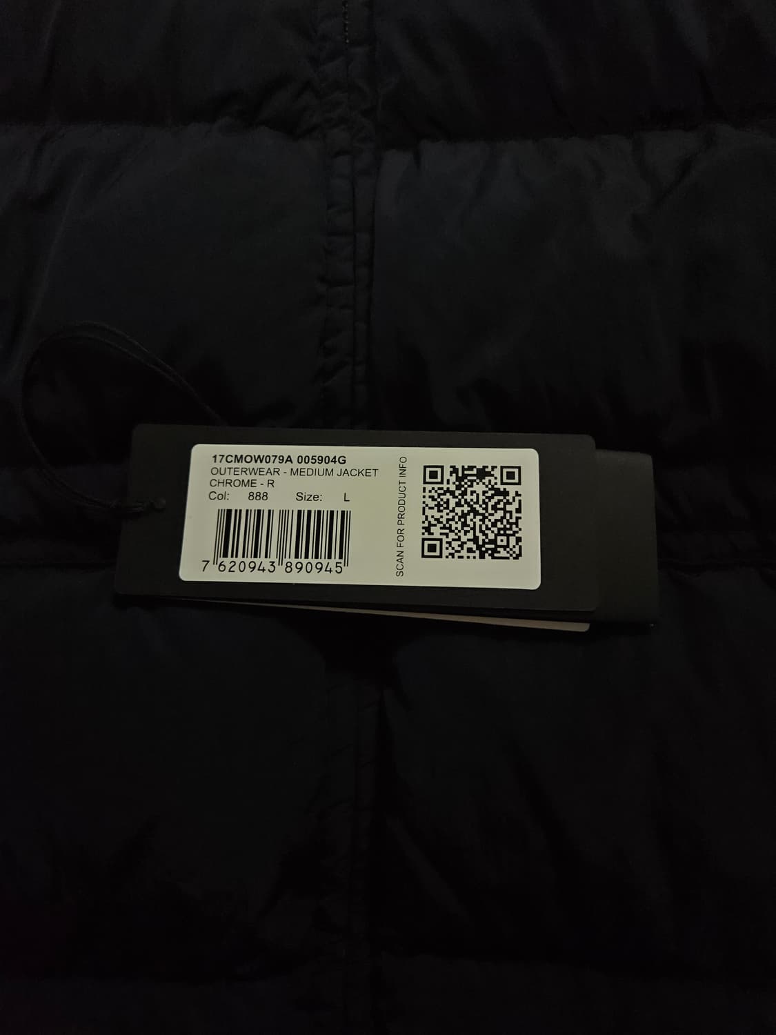 CP 컴퍼니 CHROME-R 패딩 자켓 L 상품이미지2