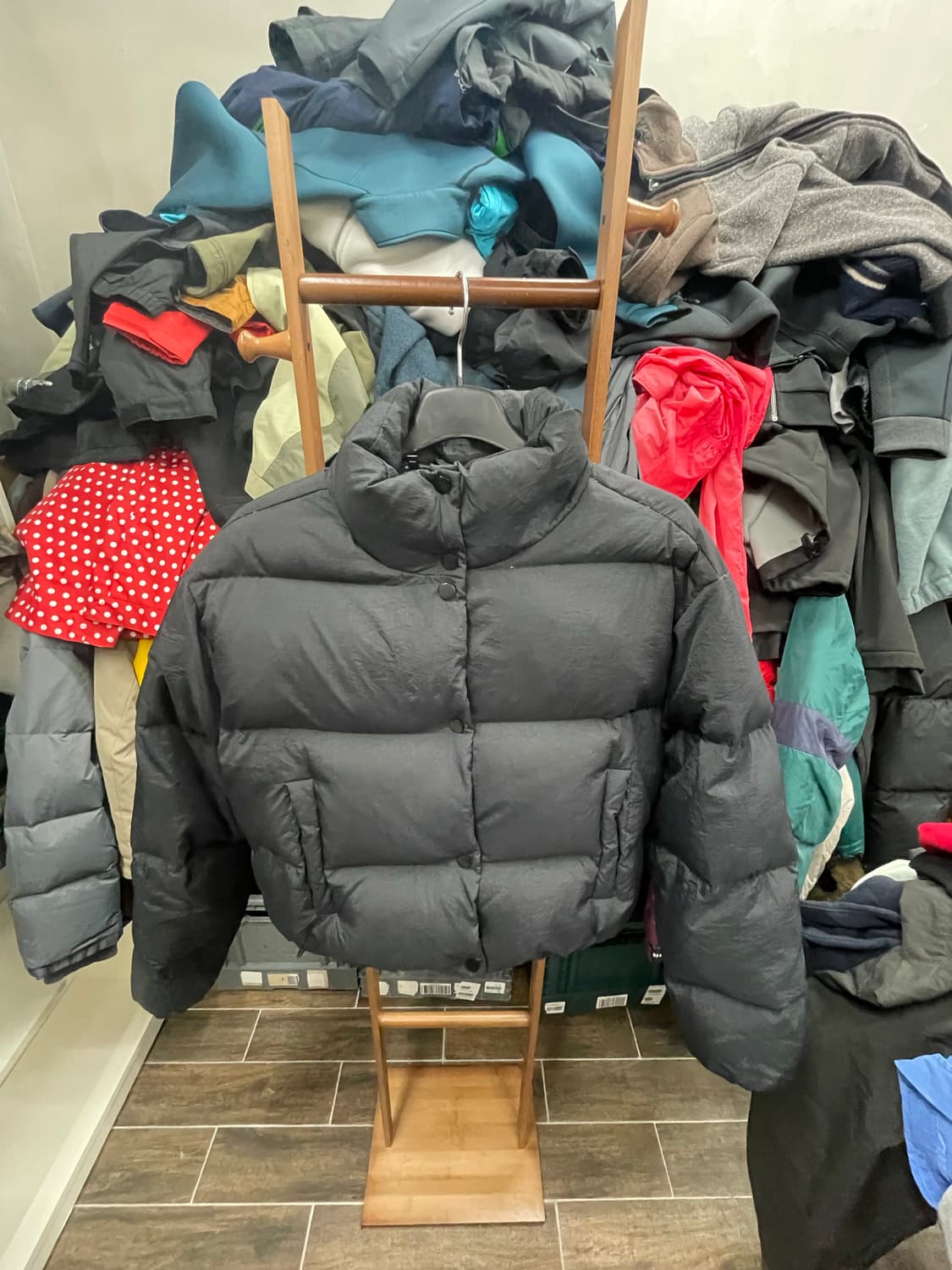 구스 숏패딩  상품이미지1