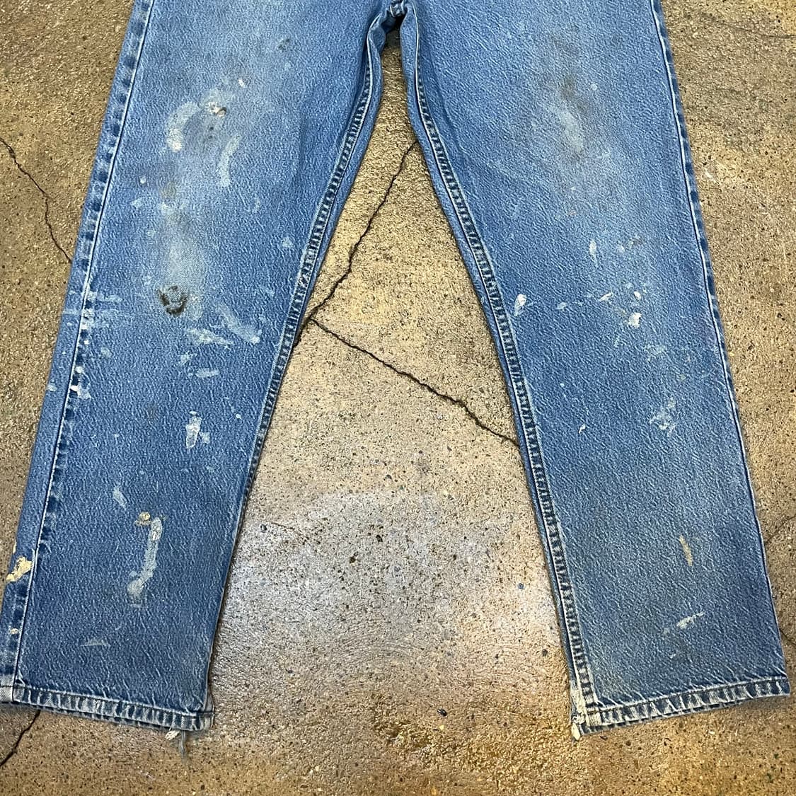 미국 빈티지 칼하트 페인팅 데님 청바지 워크웨어 상품이미지3