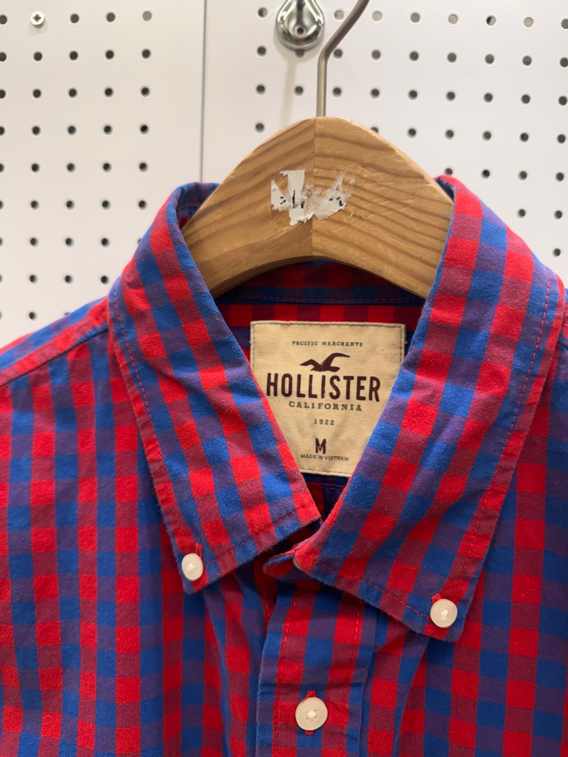 홀리스터 체크 버튼다운 셔츠 U616 상품이미지4