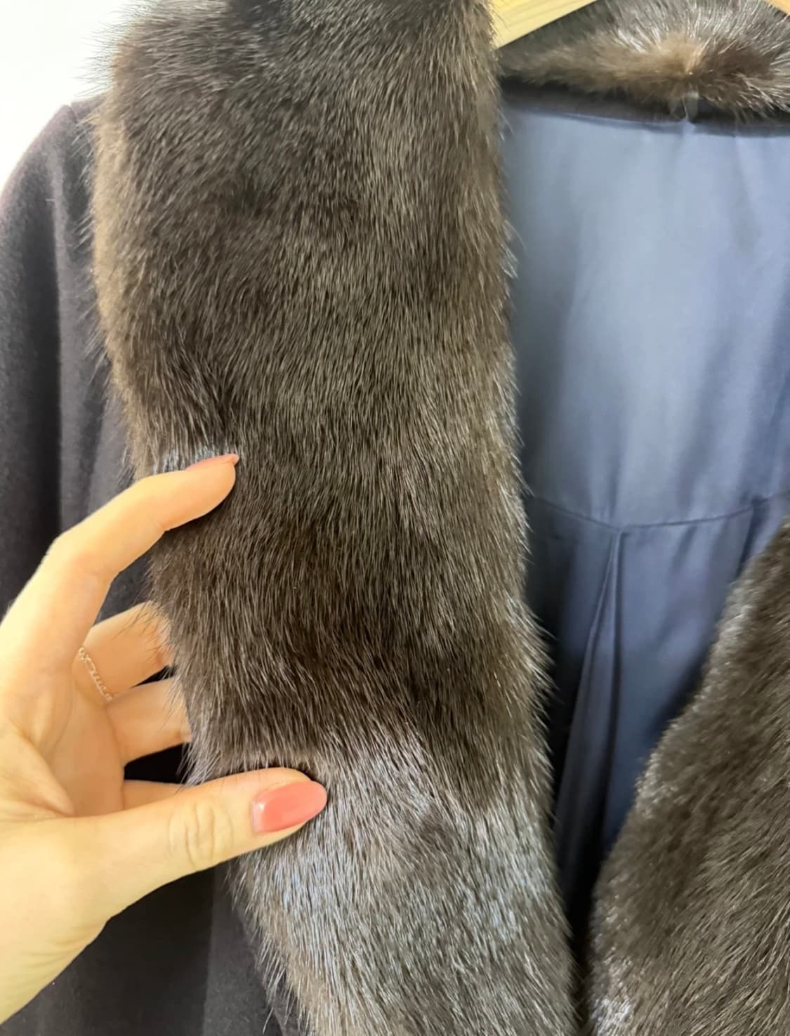 캐시100 밍크퍼 코트 상품이미지4