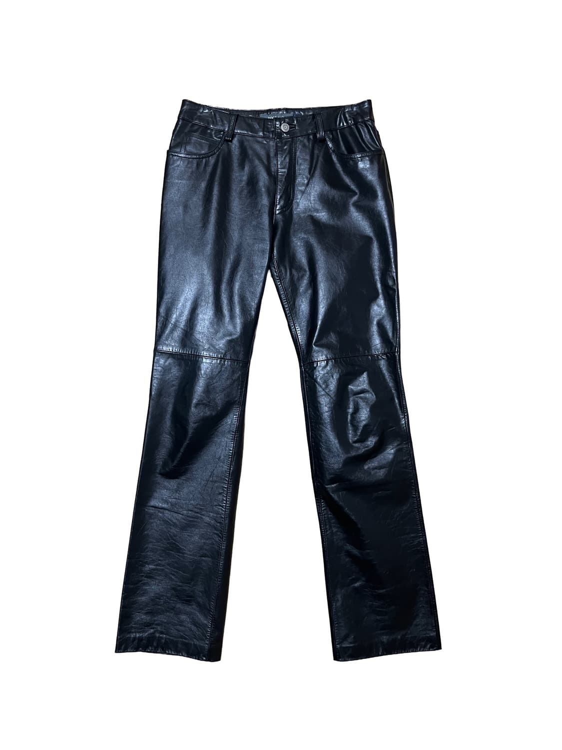 올드갭 레더 플레어 팬츠 상품이미지1