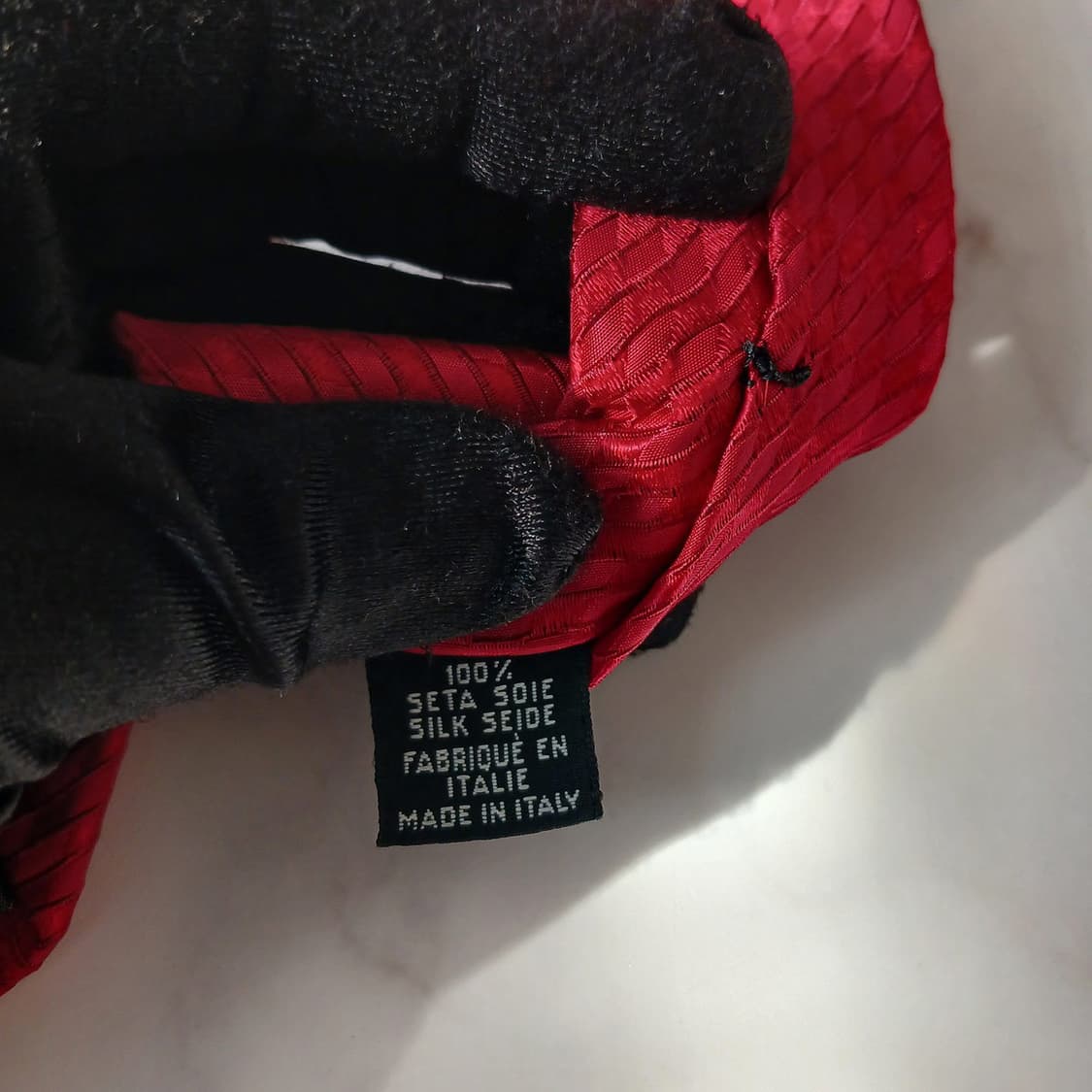 지안프랑코 페레 실크 레드 패턴 넥타이 9.8cm A등급 A18934
 상품이미지9