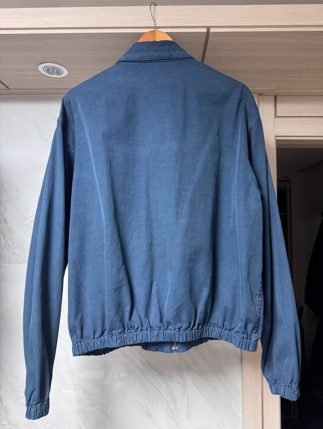 오라리 개버딘 스윙탑 블루5 상품이미지3